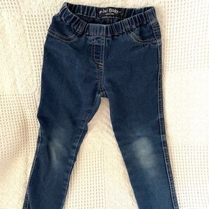 Mini Boden Pull On Denim Jeans 5Y